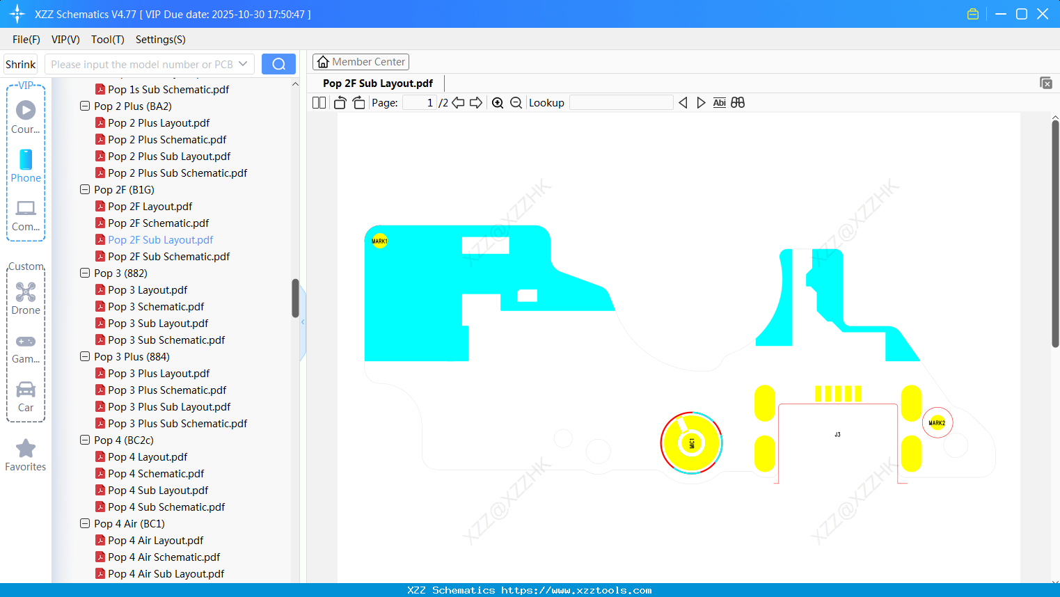 Tecno Pop 2F Sub Layout